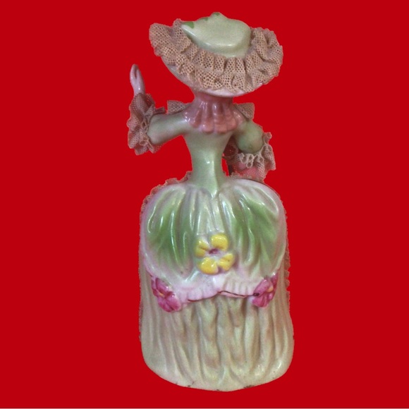 NIPPON YOKO BOEKI DRESDEN STYLE LADY FIGURINE WITH PARASOL 1950,S - Picture 11 of 11